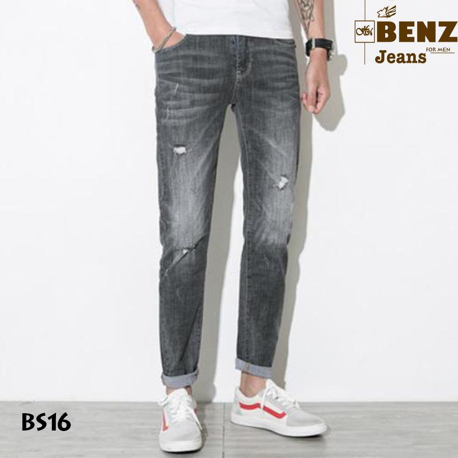 Quần jean nam cao cấp jean co dãn mẫu mới hàng chuẩn shop vải dày đẹp như hình | BigBuy360 - bigbuy360.vn