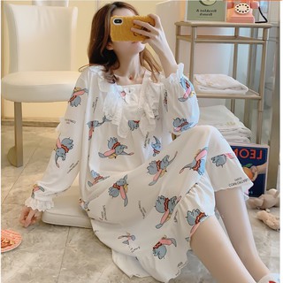 ( Sẵn L ) Đầm ngủ nữ tiểu thư Ulzzang AK833