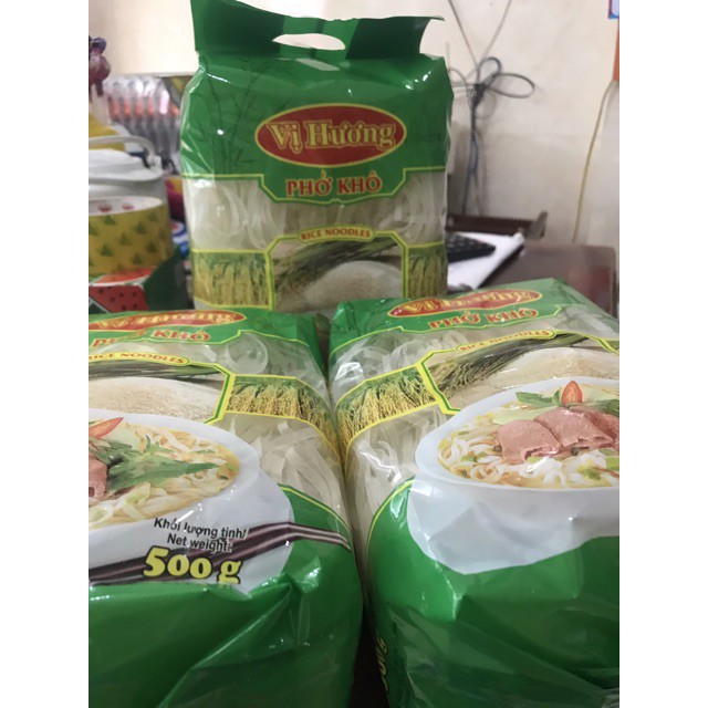 Phở Khô Vị Hương Ngon Tuyệt Gói 500g đate mới nhất