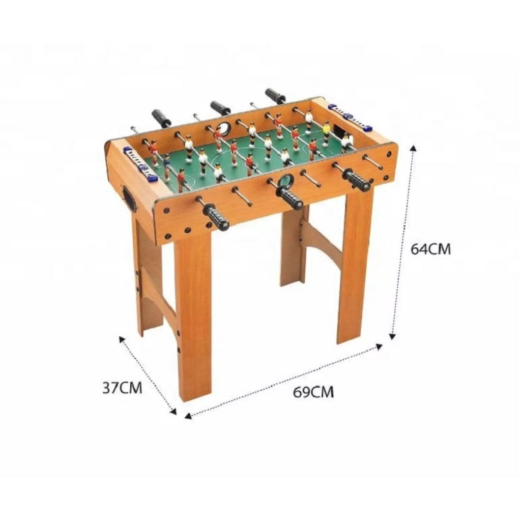 Bàn Bi Lắc 6 Tay Cầm SIZE LỚN ,Đồ Chơi Bàn Bóng Đá Bi Lắc Trẻ Em - Bàn Bóng Đá Table Top Foosball (Gỗ) Midoctor - 6 Hàng