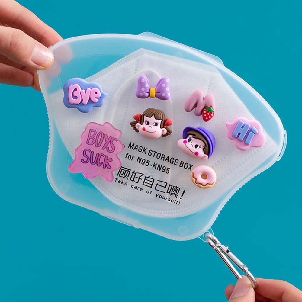 Hộp đựng khẩu trang bảo vệ chống ô nhiễm thiết kế hoạt hình cho người lớn và trẻ em