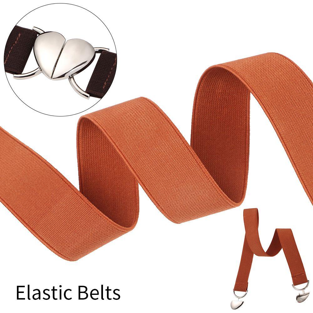EUTUS Thắt Lưng Co Giãn Khóa Trái Tim Trang Trí Đầm