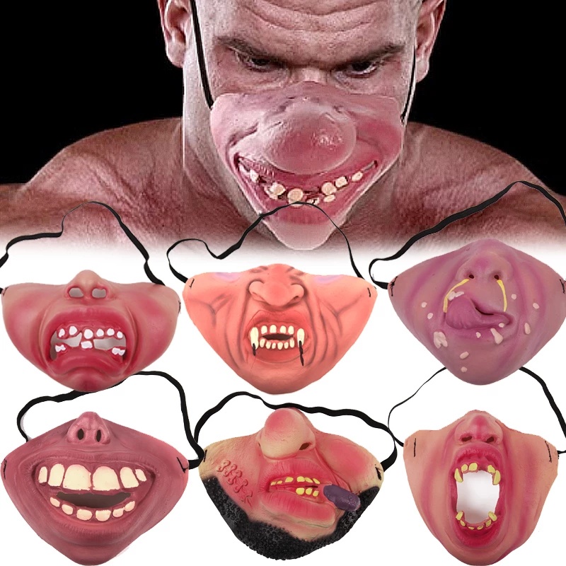 Mặt Nạ Latex Co Giãn Hóa Trang Halloween