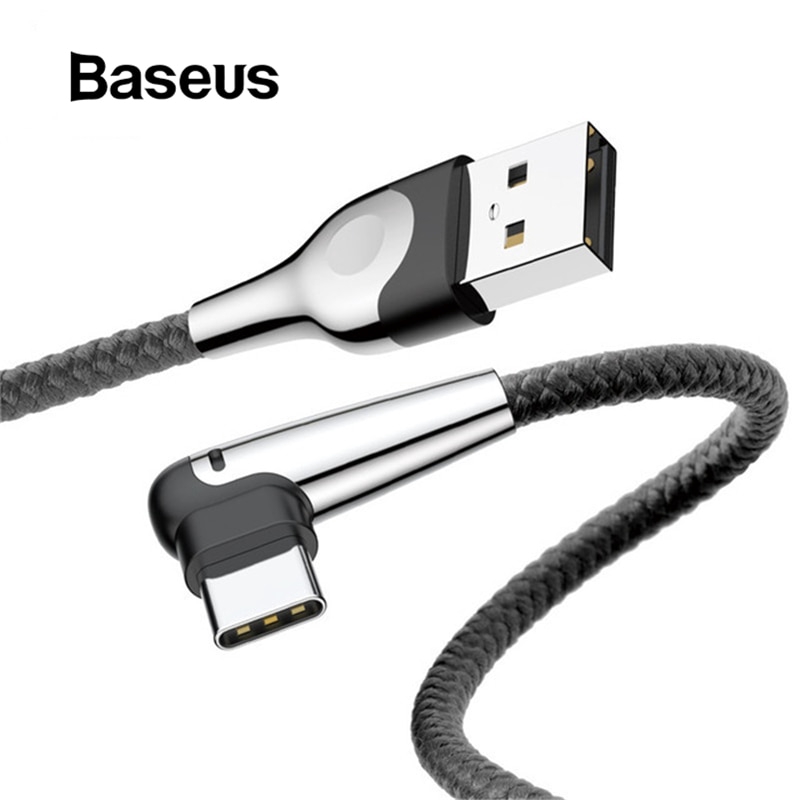 Dây cáp USB type C 2A 1M / 2M 90 độ chất lượng