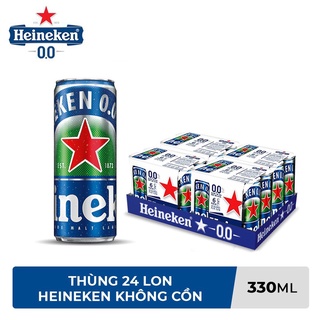 Thùng 24 lon bia không cồn heineken 0.0