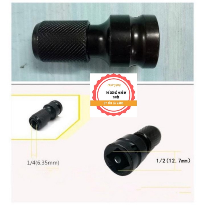 Đầu chuyển bulong 1/2 sang bắn vít Lục giác 9 chuyển từ bulong sang bắn vít