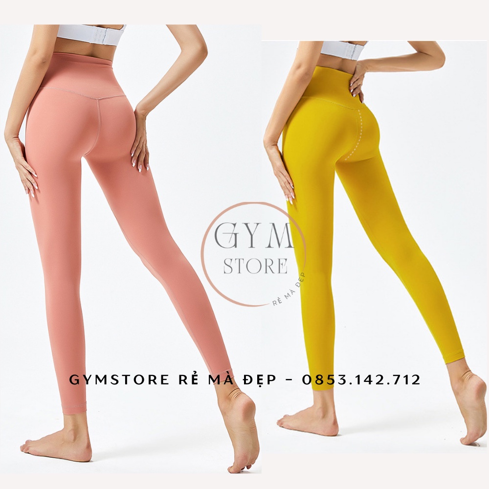 Quần Legging SPANDEX Tập YOGA Pilate ❤️𝐇𝐀̀𝐍𝐆 𝐗𝐈̣𝐍❤️ Thun 219 Lulu Siêu Co Giãn Gen Bụng Nâng Mông Thể Thao Nữ 𝐆𝐘𝐌𝐒𝐓𝐎𝐑𝐄