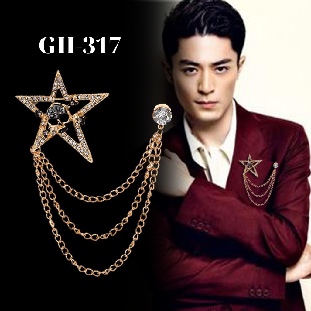 {Mẫu 2021} Ghim cài áo Vest Nam Lapel Pin thời trang nhiều mẫu lựa chọn GH-310 - GH-319 {Phụ kiện Vest Nam - AdamZone}