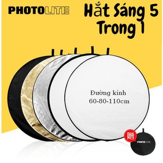 Tấm Hắt Sáng Studio Cao Cấp 5 Trong 1 Kích Thước 60-80-110cm