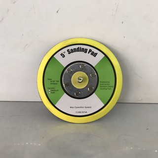 Đế máy chà nhám khí nén & hơi mặt gai kích thước 125mm