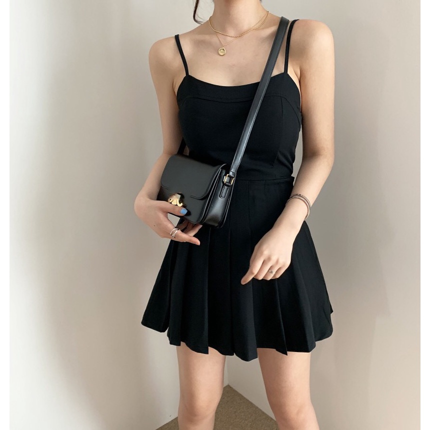 Set Đầm 2 Dây Và Áo Khoác Vest Mã t13