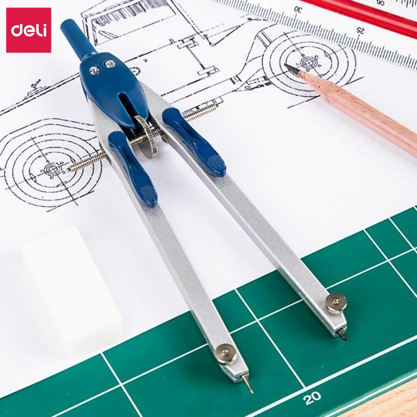 Bộ Compa Vẽ Hình Học Bằng Hợp Kim Kẽm Chuyên Nghiệp