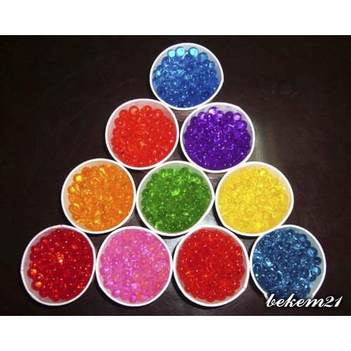 Gói 200 vHạt nở,hạt tinh thể nguyên liệu làm slime-Hạt nở giữ ẩm trồng cây thủy canh