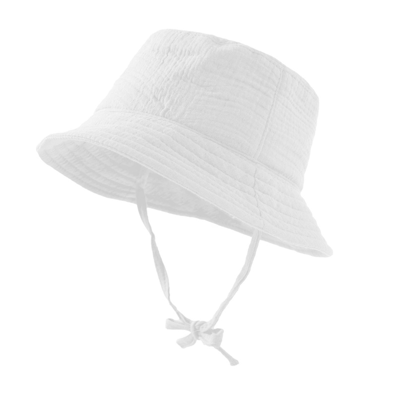 Mũ Bucket Chống Nắng / Tia UV Có Dây Đeo Thời Trang Hè Thu Cho Nữ