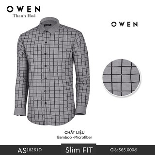OWEN - Áo sơ mi dài tay Owen Kiểu dáng SLIMFIT - AS18261D