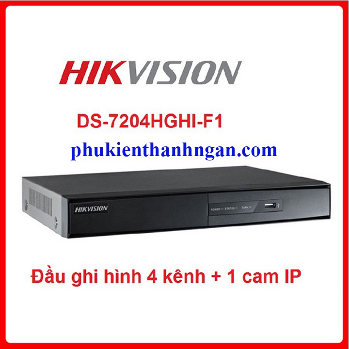 đầu Ghi Hinh 4 Kenh Hikvision Ds 74hghi F1 đầu Ghi Hinh Hikvision Gia Cạnh Tranh