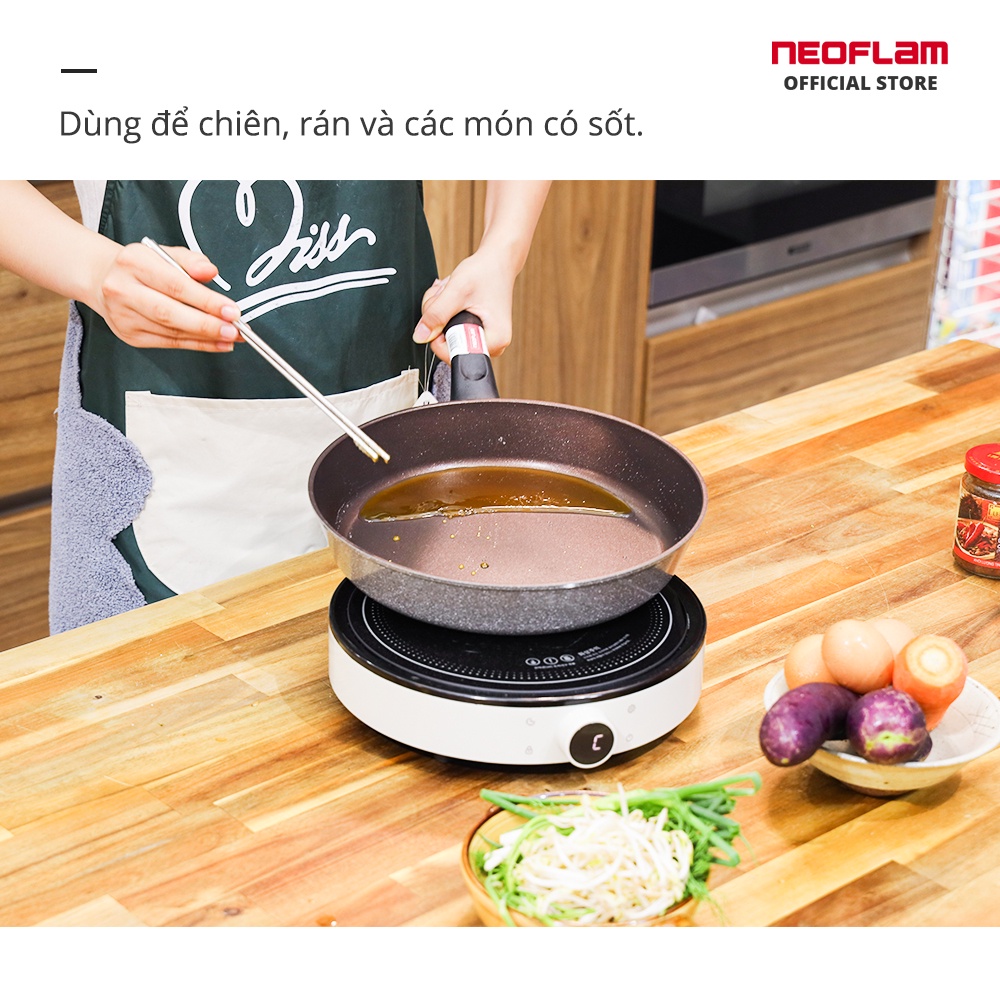 [Mã BMBAU50 giảm 10% đơn 99k] Chảo chiên Reverse Neoflam size 28cm ECRVF28I