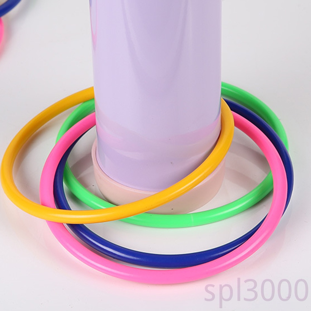 Set 12 vòng ném bằng nhựa nhiều màu sắc dành cho bé