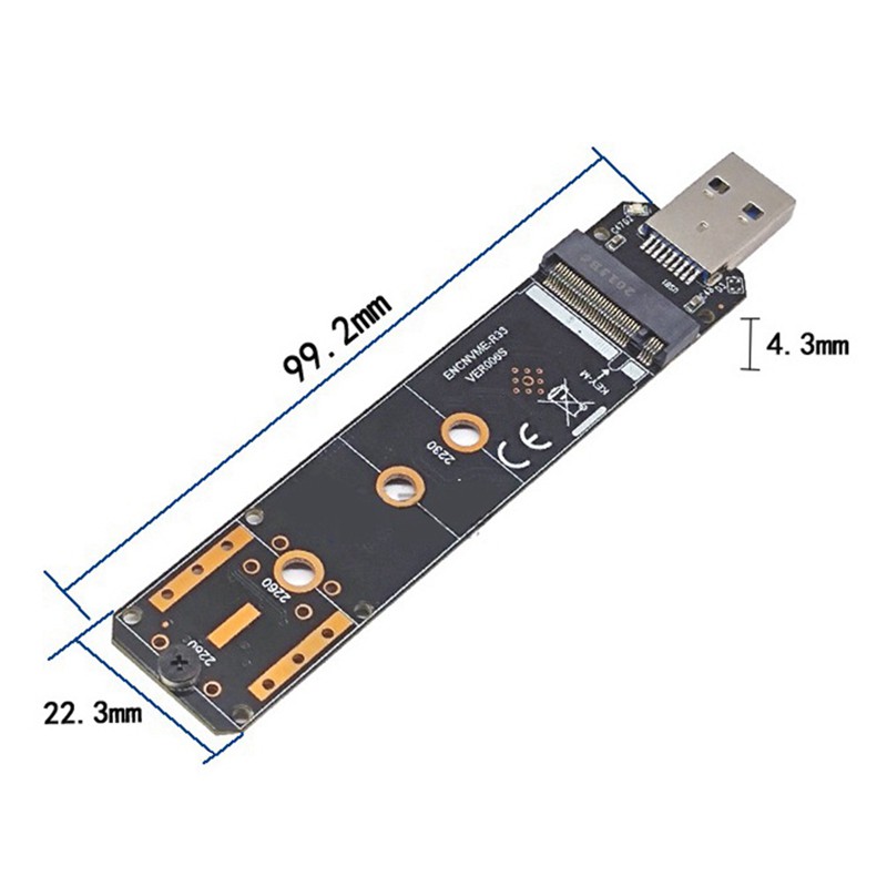 Bộ Chuyển Đổi Usb 3.1 Sang Nvme Sata Dual Protocol M.2 Ngff Protocol To A Port Rtl9210B | BigBuy360 - bigbuy360.vn