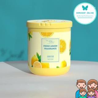 Sáp thơm phòng sáp thơm khử mùi nhà vệ sinh toilet ô tô với 4 mùi hương tự nhiên 190g