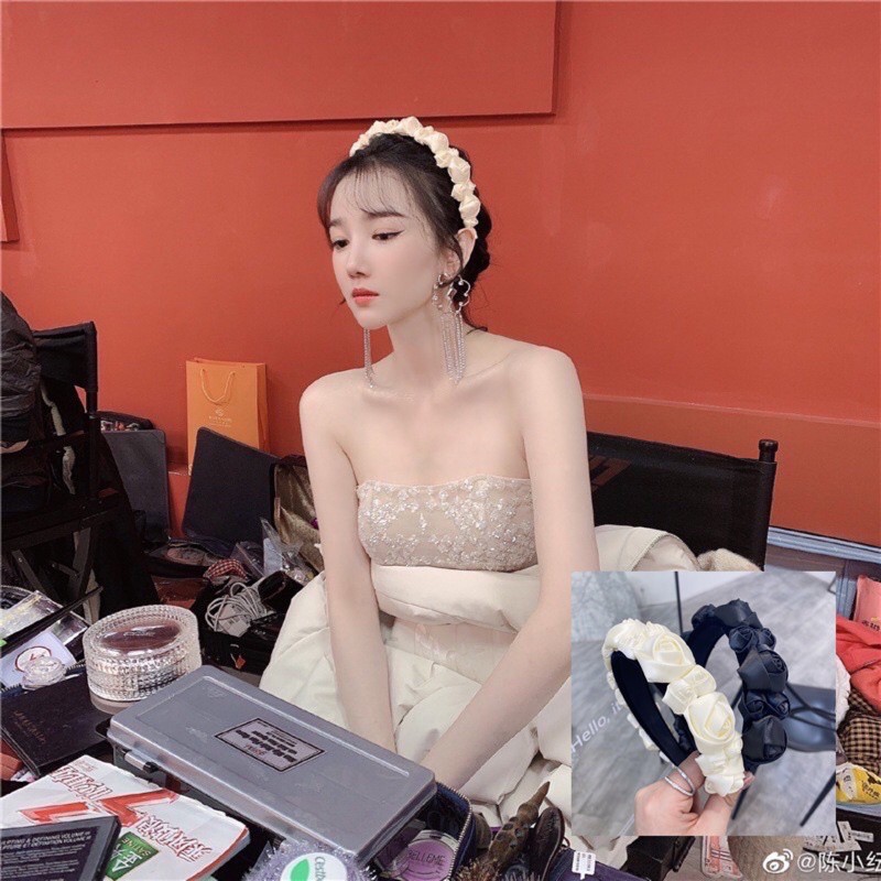 Bờm Hoa Hồng Mẫu Mới Về 4 Màu Cực Đẹp , Băng Đô Hoa Hồng ,Ảnh Thật Hành Có sẵn Giao Hàng Nhanh Chóng