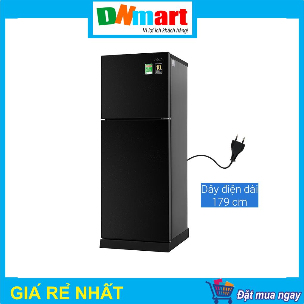 Tủ lạnh Aqua AQR-T219FA inverter 205L màu đen