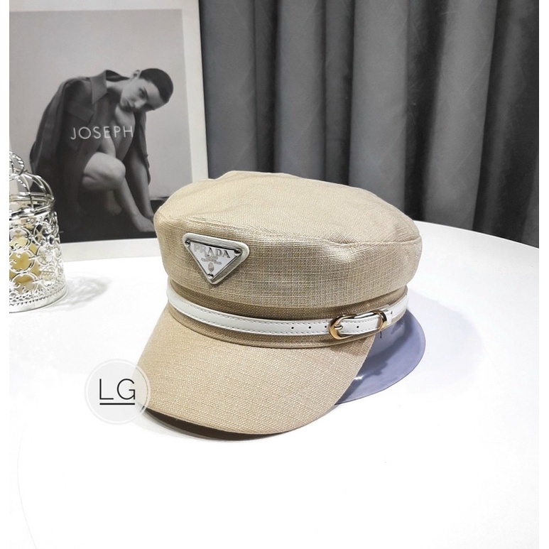 Mũ cappi nồi đai chữ Prada