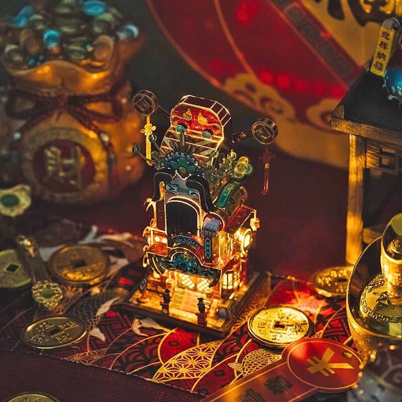 Đồ Chơi Lắp Ráp Mô Hình 3D Bằng Kim Loại MU Châu Báu Của Thần Tài [Chưa Rá