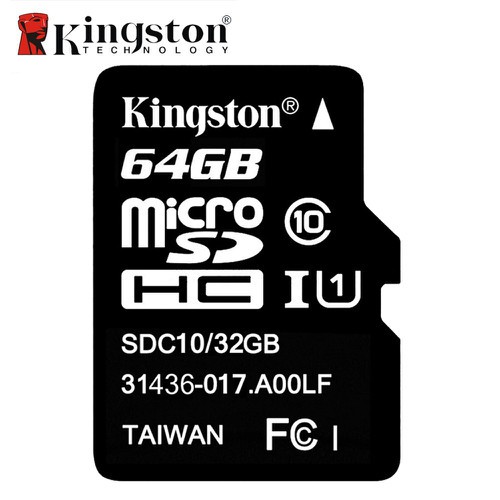 Thẻ Nhớ Micro SDHC Kingston 64GB Class 10 - Hàng Chính Hãng BH 5 Năm