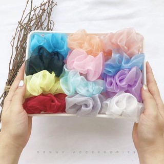 Scrunchies nhiều màu (giao ngẫu nhiên)