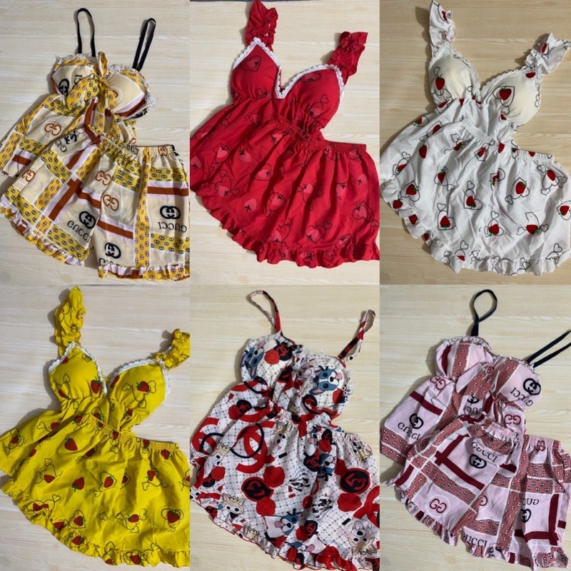 Bộ đùi in hình dễ thương siêu xinh siêu mát hàng shop