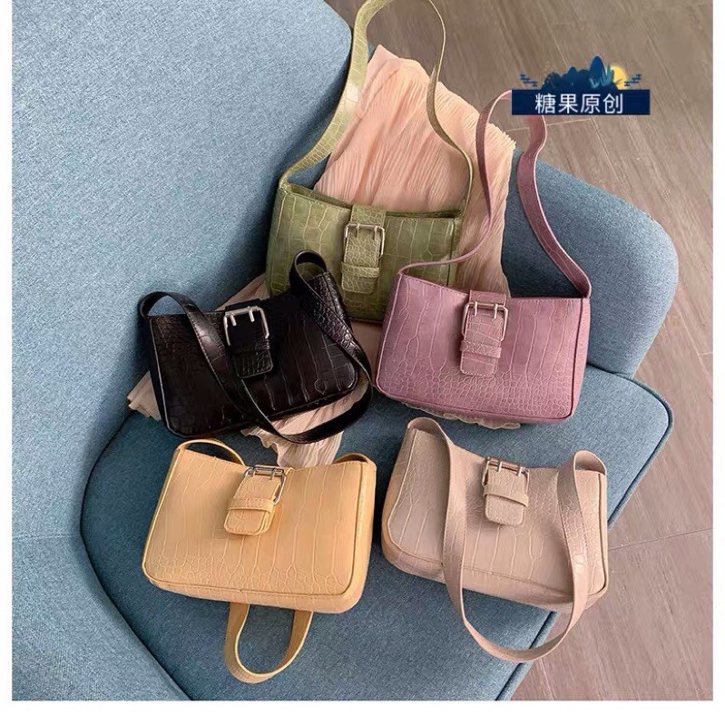 Túi da đeo vai ulzzang (có sẵn)