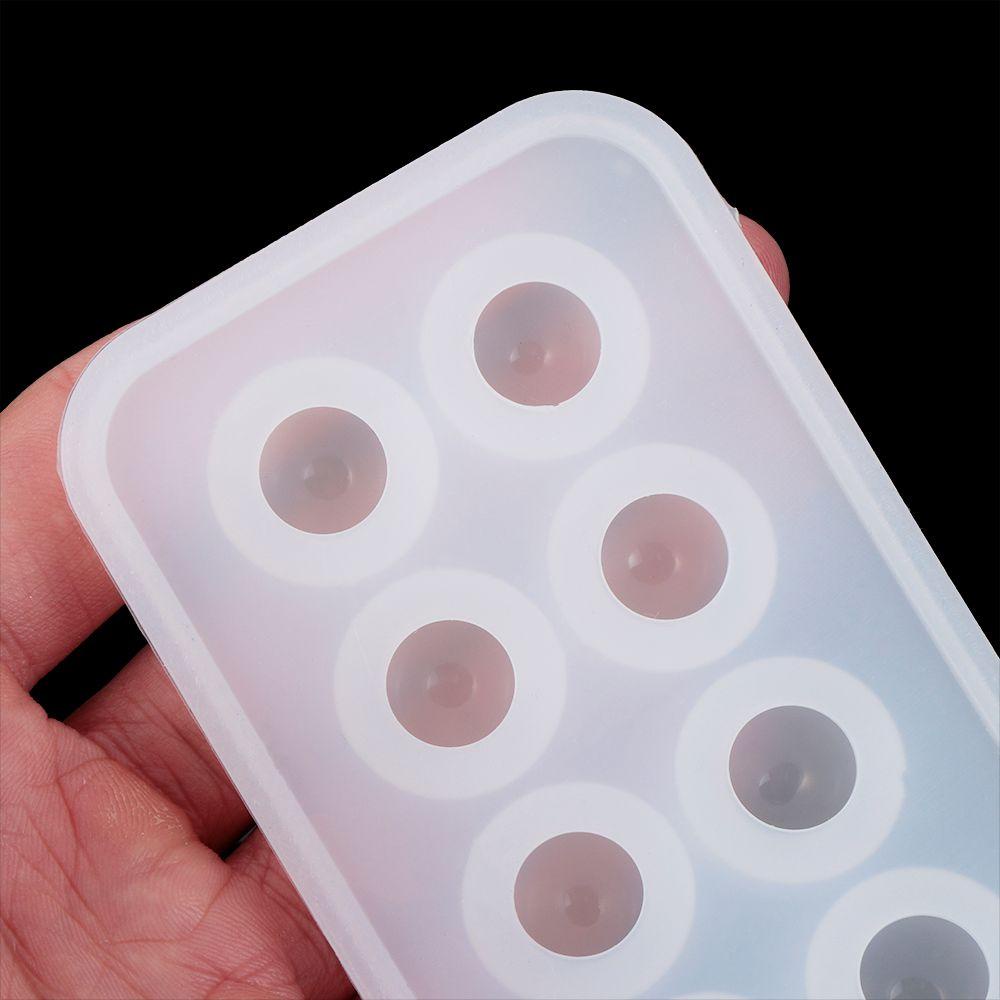 MUVAKO Khuôn Tròn Làm Hạt Cườm Thủ Công Bằng Silicone|Khuôn Nhựa Làm Trang Sức