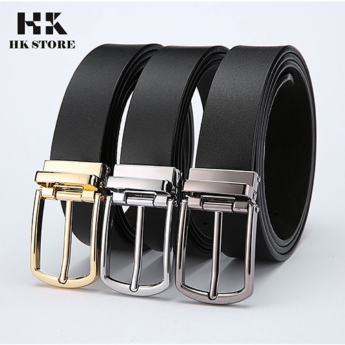 Thắt lưng nam da bò nguyên miếng 💝 HK STORE 💝 bảo hành 5 năm đối với hàng chính hãng da bò nguyên miếng siêu bền này.