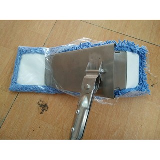 combo cây lau nhà 45cm+ 3 tấm