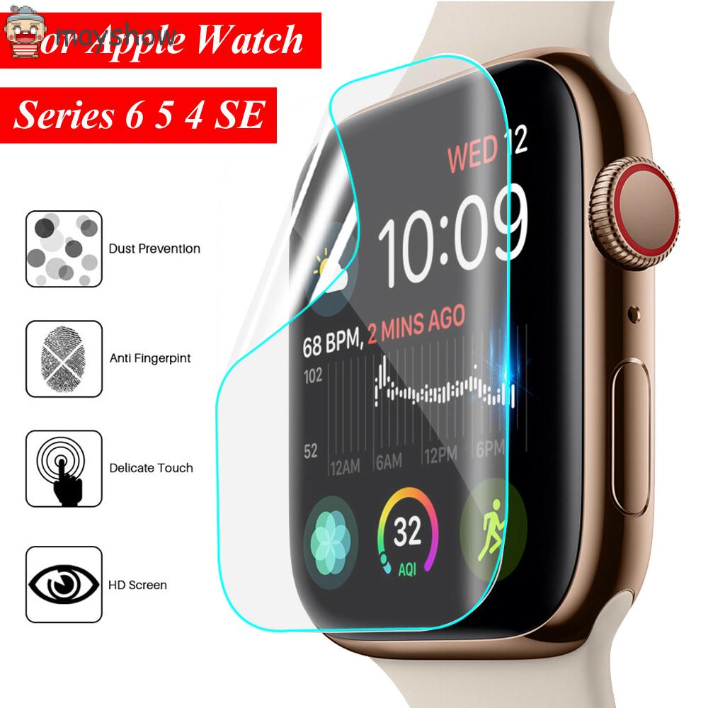 MAYSHOW Siêu mỏng TPU Hydrogel Guard siêu mỏng cho Apple Watch Series 6 5 4 SE iWatch 40mm 44mm Bảo vệ màn hình Phụ kiện Phim HD Clear Chống xước Không phải Kính Full Coveraget