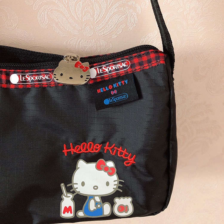 Túi Vải Đeo Vai Chống Thấm Nước Họa Tiết Mèo kitty Dễ Thương 2780