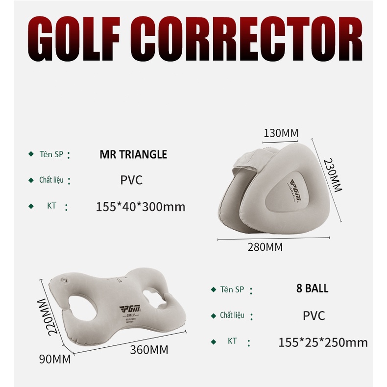 Dụng Cụ Hỗ trợ Tập Swing Golf Hình Tam Giác - JZQ001