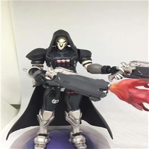 ✲Overwatch figma393 OW Grim Reaper, có khớp, mô hình hình hộp