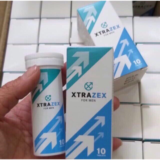 [CHÍNH HÃNG] XTRAZEX VIÊN UỐNG TĂNG CƯỜNG SINH LỰC CỰC MẠNH DÀNH CHO NAM GIỚI HỘP 10 VIÊN SỦI UỐNG