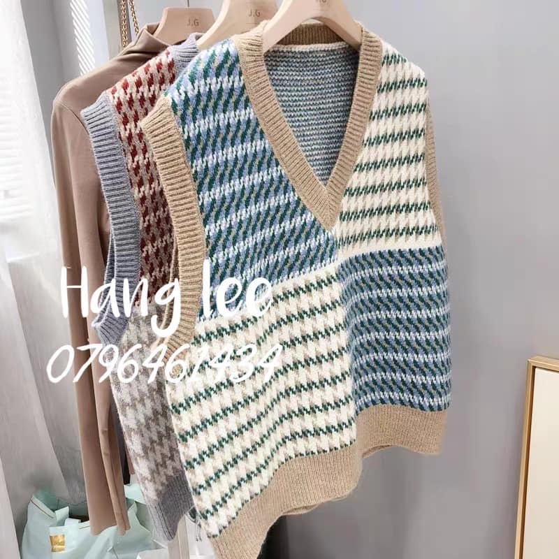 (SẴN) ÁO GILE LEN NỮ ĐẦU MÙA SIÊU XINH | BigBuy360 - bigbuy360.vn