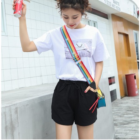 [ Mã FAMAYWA giảm 10K đơn 50K] Quần short nữ đẹp chất đũi xước ống rộng cạp chun siêu mát siêu xinh | BigBuy360 - bigbuy360.vn