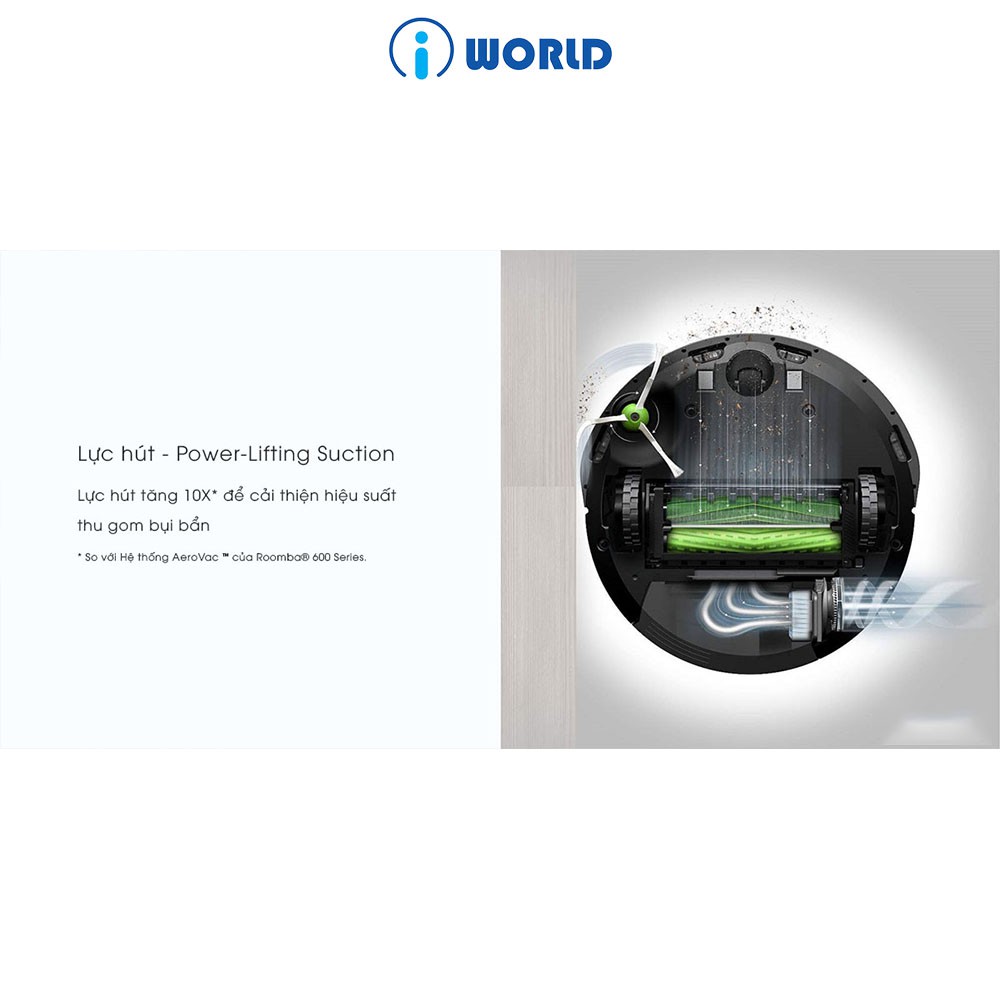 Robot hút bụi , máy hút bụi tự động iRobot Roomba i7 Plus thương hiệu Mỹ chính hãng nguyên seal bảo hành 12 tháng