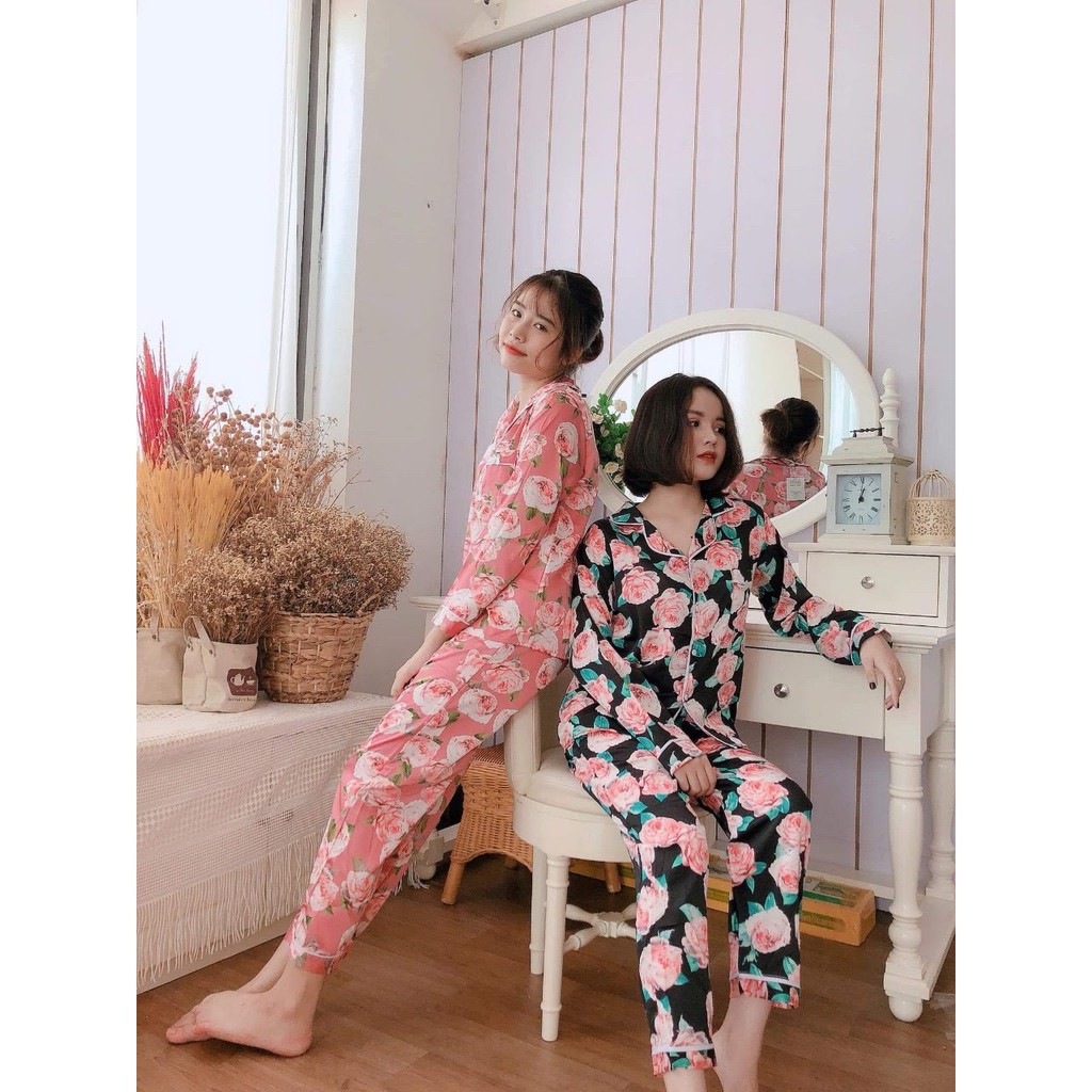 Bộ Pijama Lụa Cao Cấp( Satin)Dài Dài | BigBuy360 - bigbuy360.vn