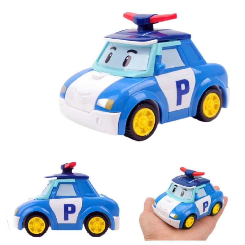 [Nhiều mẫu] Đồ chơi 1 xe ROBOCAR POLI chạy dây CÓT 12C y hình cho bé 8316