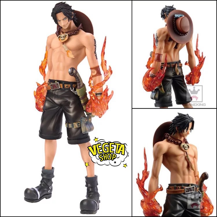 Mô hình One Piece - Ace - Postgas D. Ace hiệu ứng lửa cực to nét đẹp cầm nặng tay giá cực rẻ - Cao 26cm