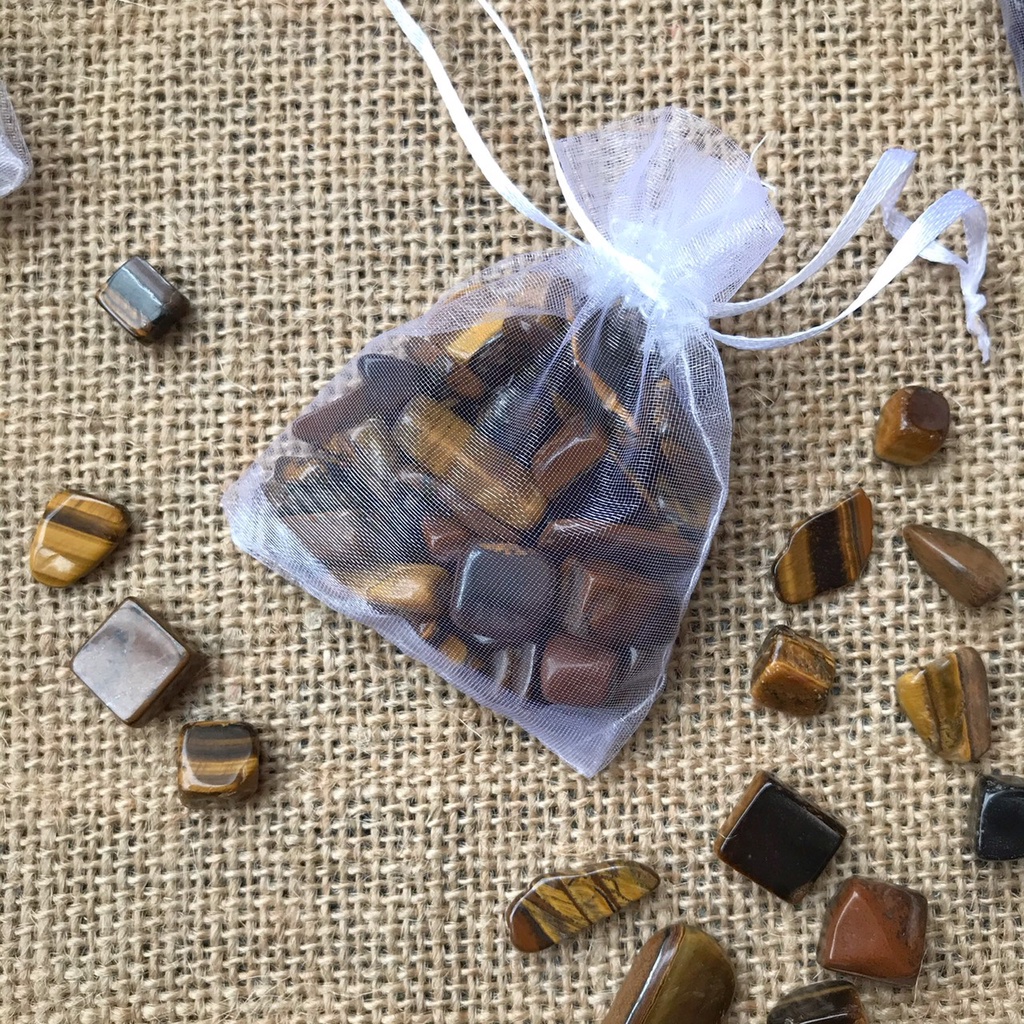 Túi đá Thach Anh vụn  , Đá thanh tẩy, kích thước từ 1 - 2,5 cm.