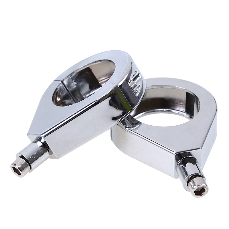 Phong cách nóng bỏng 1 cặp 39mm 41mm kẹp phuộc xe máy di chuyển đèn báo rẽ đèn báo giá đỡ giá đỡ cho harley cafe racer còn hàng