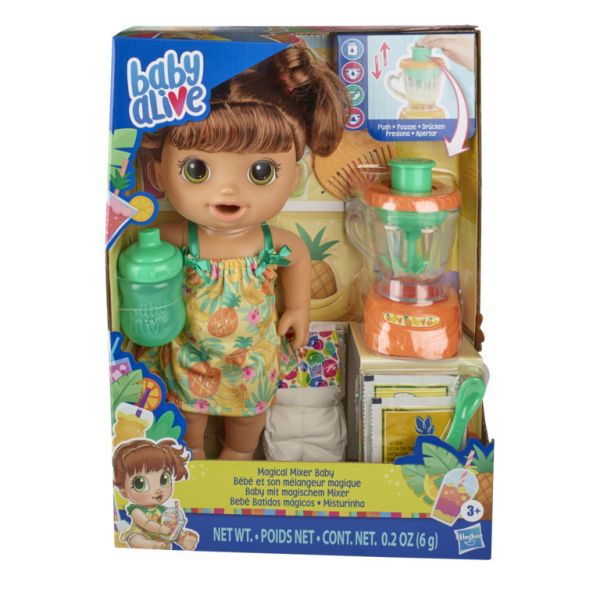 Đồ chơi Búp bê BABY ALIVE Bé Juicy và máy xay sinh tố thần kì E6944