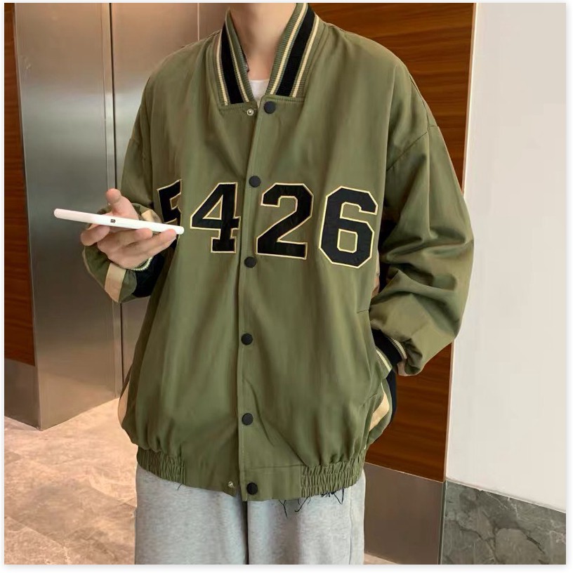 ÁO KHOÁC BOMBER NAM, ÁO KHOÁC GIÓ BÓNG CHÀY PHỐI CHỮ SỐ VIỀN CỔ PHONG CÁCH THỜI TRANG CÁ TÍNH SÀNH ĐIỆU | BigBuy360 - bigbuy360.vn